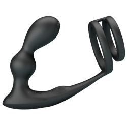 MR PLAY Plug et cockring Qockass 8 x 2.8cm